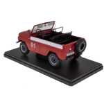 Macheta UAZ 469 pompieri 1:24 replica metal decapotabila - imagine 3