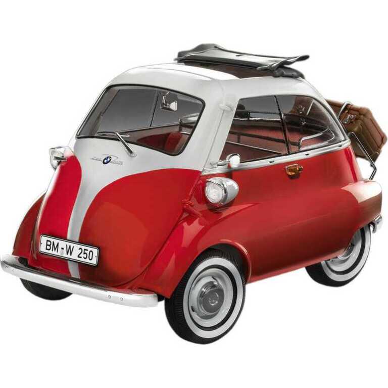 Macheta BMW Isetta 250 rosie 1:43 replica metal die-cast
