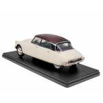 Macheta Citroen DS 19 1956 crem 1:24 replica metal die-cast - imagine 3