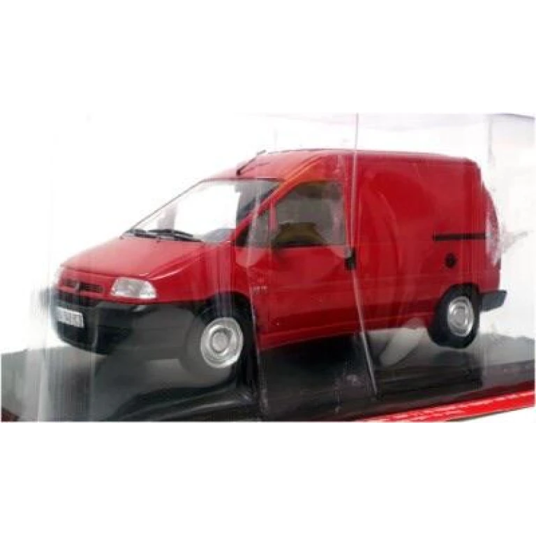Macheta Citroen Jumpy rosu 1:24 replica metal utilitara