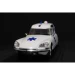 Macheta Citroen DS Ambulanta 1:24 replica metal clasica salvare - imagine 5