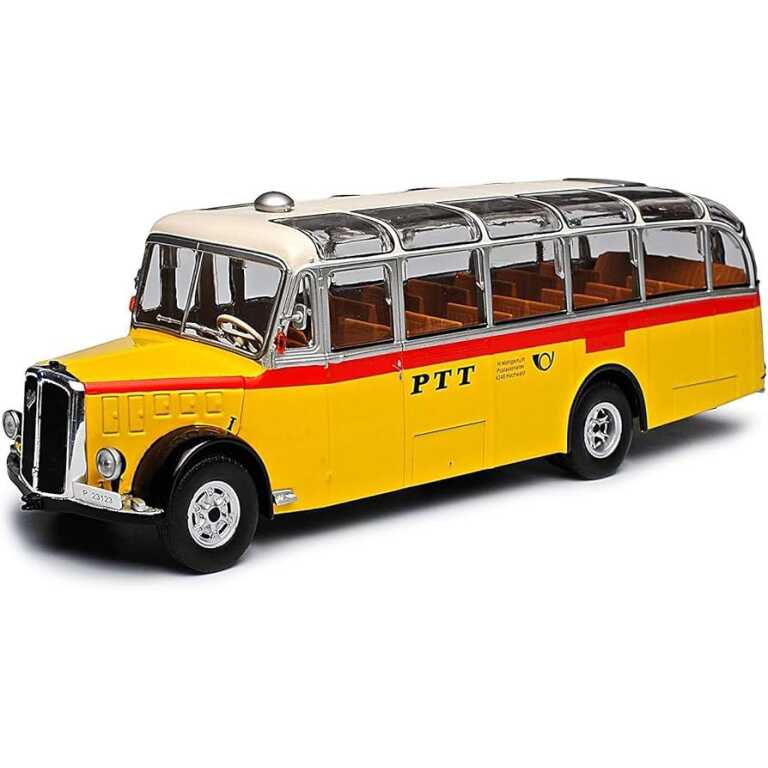 Macheta autobuz Saurer L4C 1959 replica metal die-cast 1:72