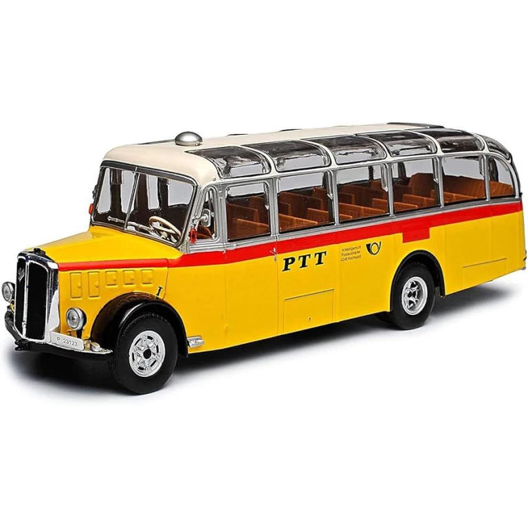 Macheta autobuz Saurer L4C 1959 replica metal die-cast 1:72