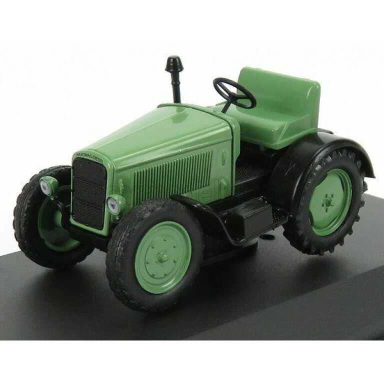 Macheta tractor Hanomag RL 20 verde 1937 metal die-cast 1:43