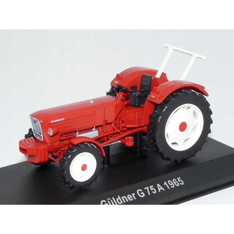 Macheta Tractor Guldner G75A 1965 1:43 replica metal rosu