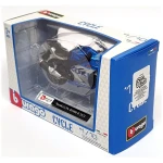 Macheta motocicleta Suzuki GSX R1000 R 2021 1:18 replica metal Bburago - imagine 3