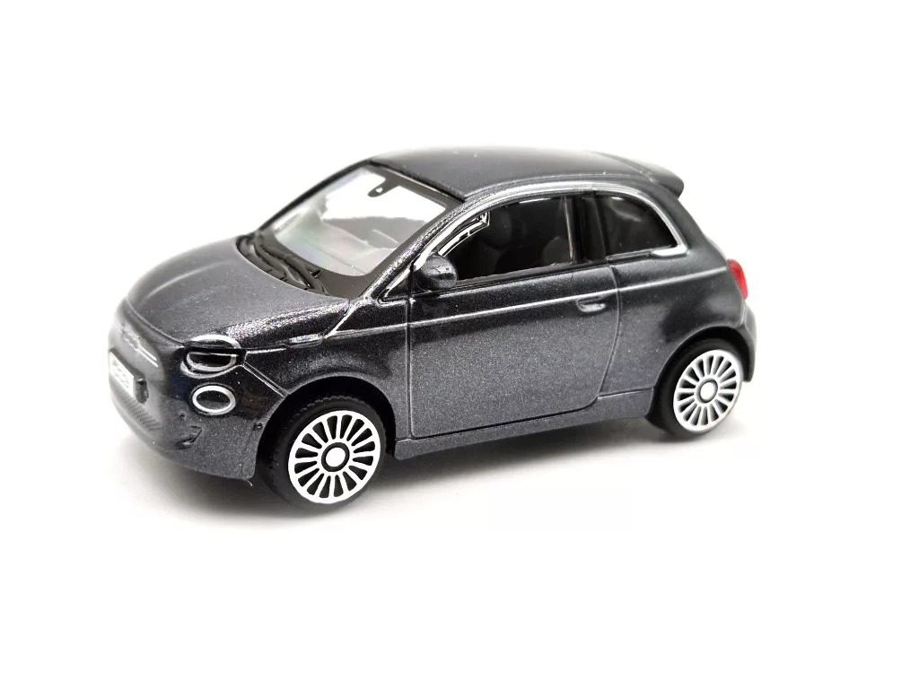 WhatsApp Image 2026-04-19 at 12.26.27 (1) Macheta Fiat 500 La Prima 2021 Bburago 1:43 replica metal gri metalizat - imagine 1