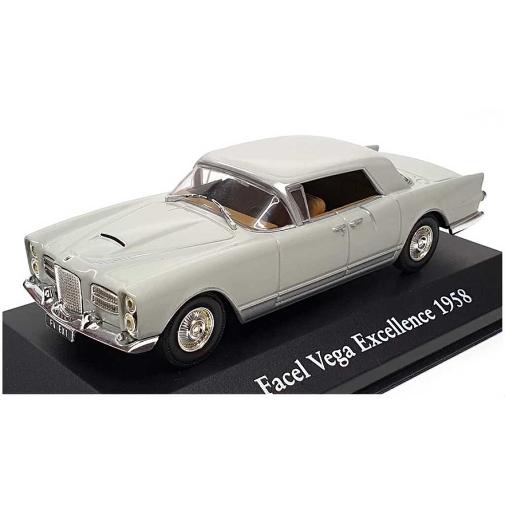 Macheta Facel Vega Excellence 1958 Scara 1:43 Atlas Editions Grey