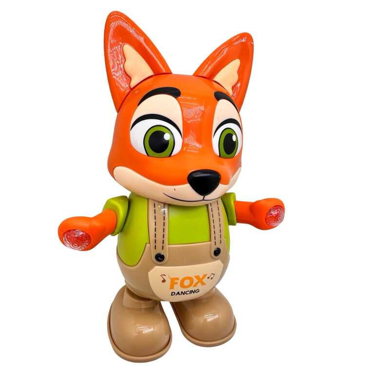 Jucarie interactiva Nick Zootropolis vulpe dansatoare lumini si sunete miscare automata