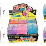 Jucarie antistres needoh Squeez Ball minge maleabila pentru strangere si intindere Diamant - imagine 3