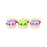 Jucarie antistres Squishy Bun Unicorn Edition cu recipient 8 cm - imagine 3