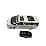 Macheta Toyota Alphard Executive Lounge alba 1:24 telecomanda replica metal lumini si sunete usi laterale electrice - imagine 3