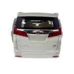 Macheta Toyota Alphard Executive Lounge alba 1:24 telecomanda replica metal lumini si sunete usi laterale electrice - imagine 12