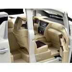 Macheta Toyota Alphard Executive Lounge alba 1:24 telecomanda replica metal lumini si sunete usi laterale electrice - imagine 15