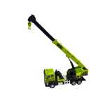 Macheta camion macara 17 cm metal si plastic brat extensibil carlig functional sunete si lumini - imagine 3