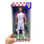 Figurina Modric fotbalist 22 cm echipament Croatia cu accesorii
