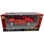 Macheta Chevrolet Camaro pompieri sport 1:38 metal lumini si sunete usi capota portbagaj deschise