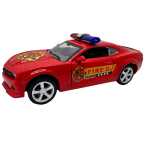 Macheta Chevrolet Camaro pompieri sport 1:38 metal lumini si sunete usi capota portbagaj deschise