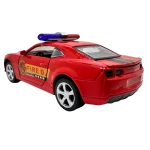 Macheta Chevrolet Camaro pompieri sport 1:38 metal lumini si sunete usi capota portbagaj deschise - imagine 4
