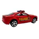 Macheta Chevrolet Camaro pompieri sport 1:38 metal lumini si sunete usi capota portbagaj deschise - imagine 6