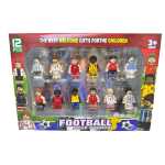 Figurine fotbalisti heroblocks set 12 piese tip lego colectie echipe nationale