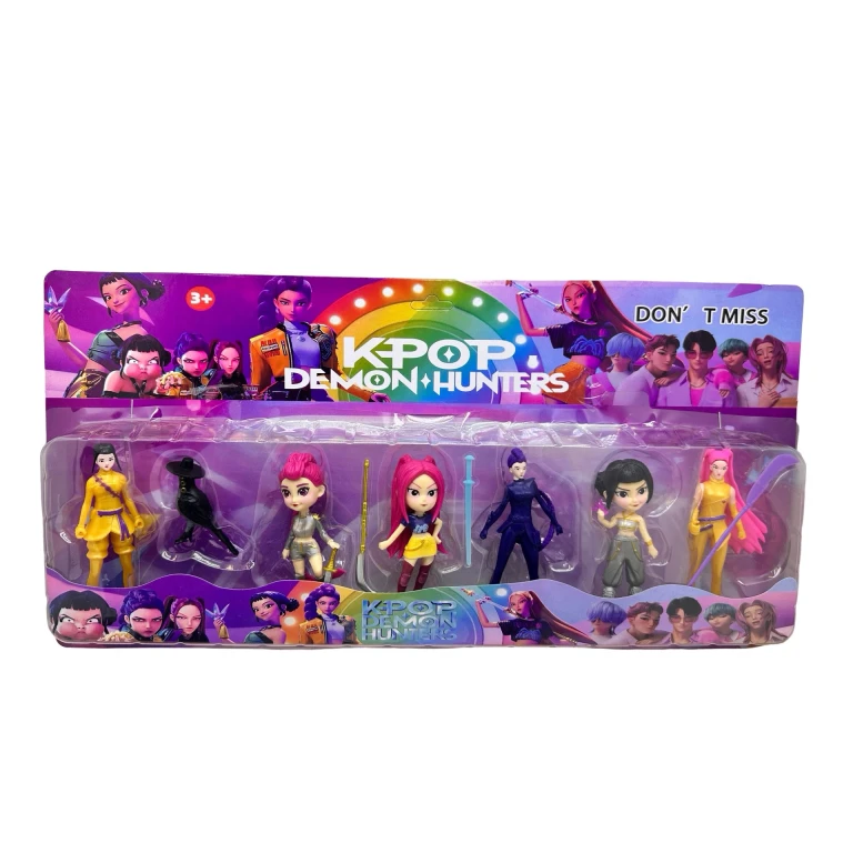 Figurine KPOP Demon Hunters set 7 personaje colectie cu accesorii