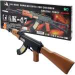 Jucarie pusca tip AK47 cu lumini si sunete efecte interactive