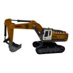 Macheta Excavator 970 telecomanda 1:64 replica metal lumini si sunete senile functionale incarcare USB - imagine 10
