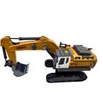 Macheta Excavator 970 telecomanda 1:64 replica metal lumini si sunete senile functionale incarcare USB - imagine 14