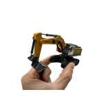 Macheta Excavator 970 telecomanda 1:64 replica metal lumini si sunete senile functionale incarcare USB - imagine 15