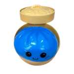Jucarie antistres bao dumpling squishy glow in dark cu cutie - imagine 10