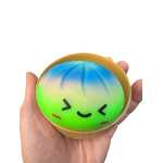Jucarie antistres bao dumpling multicolor neon squishy cu cutie