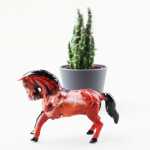 Calut de Colectie din Metal Jucarie Mecanica cu Cheita Stil Retro Vintage - imagine 4