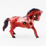 Calut de Colectie din Metal Jucarie Mecanica cu Cheita Stil Retro Vintage - imagine 5