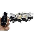Macheta metal Mercedes Maybach S Class negru argintiu 1:24 telecomanda deschidere electrica usi capota portbagaj lumini si sunete - imagine 9