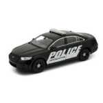 Macheta 2013 Ford Police Interceptor 1:24 replica metal Negru Alb