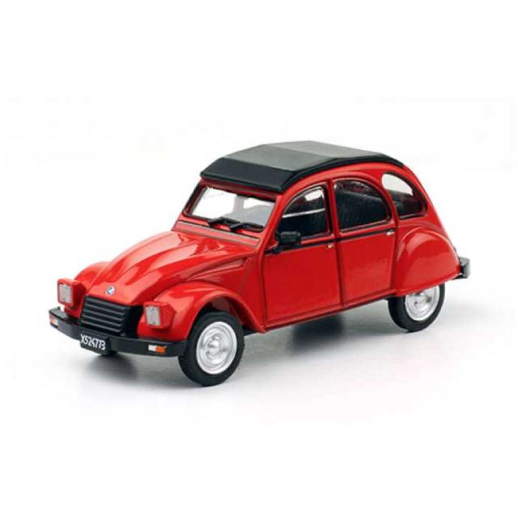 Macheta 1986 Ies Citroen 3cv America 1:43 replica metal Rosu