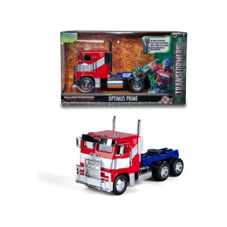 Macheta Optimus Prime (t7) Transformers 1:24 replica metal Rosu Albastru