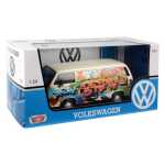 Macheta Volkswagen Type 2 (t3) Graffiti Van 1:24 replica metal Culori diverse