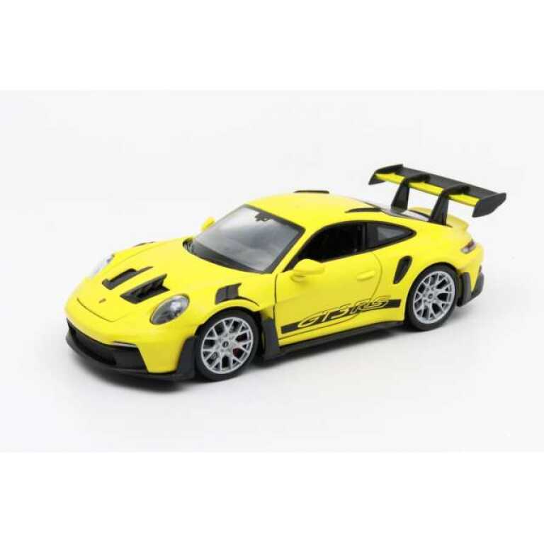 Macheta 2023 Porsche 911 Gt3 RS 992 1:24 replica metal Galben