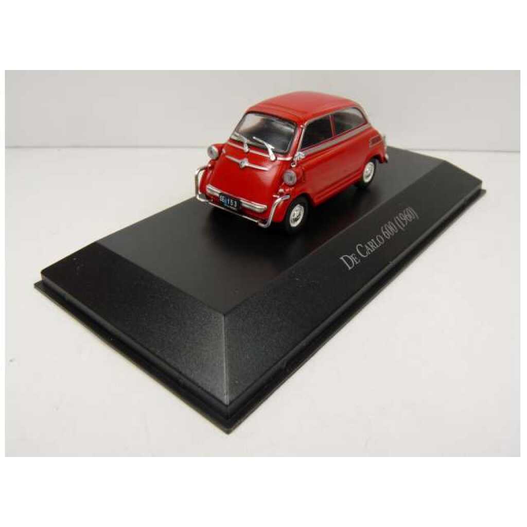 Macheta 1960 De Carlo 600 1:43 replica metal Rosu