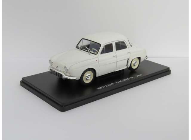 Macheta 1961 Renault Dauphine 1:24 replica metal Alb Macheta 1961 Renault Dauphine 1:24 replica metal Alb