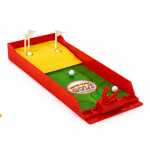 Mini Joc de Golf pentru Degete Tip Fingerboard Pista cu Lansator Gauri Steaguri si 3 Mingi