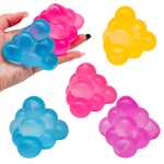 Jucarie Antistres Needoh Cube Squeeze Ball in Forma de Cristale Diverse Culori - imagine 4