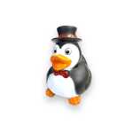 Ratusca baie pinguin XL 17cm