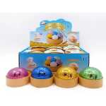 Jucarie antistres Squishy Dumpling cu sclipici si recipient 6cm - imagine 6