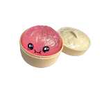 Jucarie antistres Squishy Dumpling cu sclipici si recipient 6cm - imagine 2