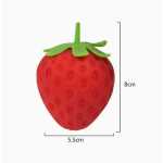 Jucarie Antistres Squishy in Forma de Capsuna Red Strawberry Fidget Toy