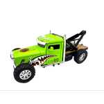 Macheta Hot Rod Tow Truck 1:32 replica metal verde tip platforma rescue