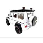 Macheta Mercedes G Class alb AMG 1:22 replica metal alba lumini sunete si efect fum - imagine 5